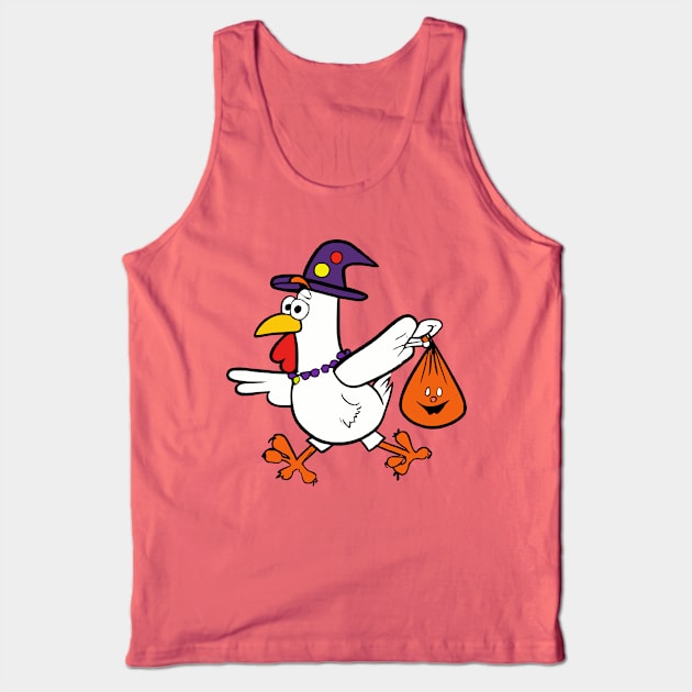 Trick-or-Treat Chicken for Halloween Tank Top by JoeHx